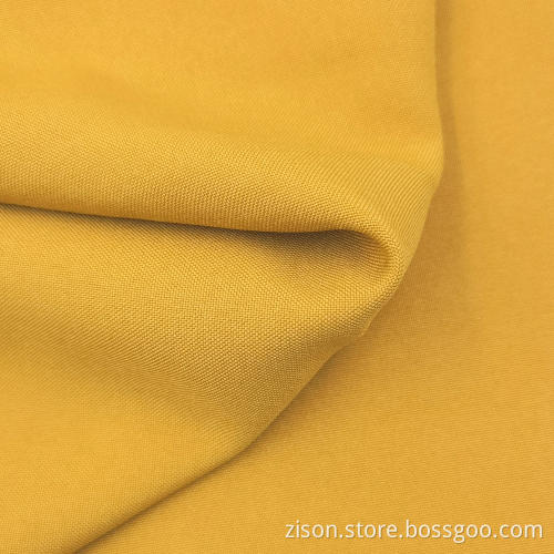 Anti-Falten-Polyester gewebt gefärbte gelbe Hose Stoff